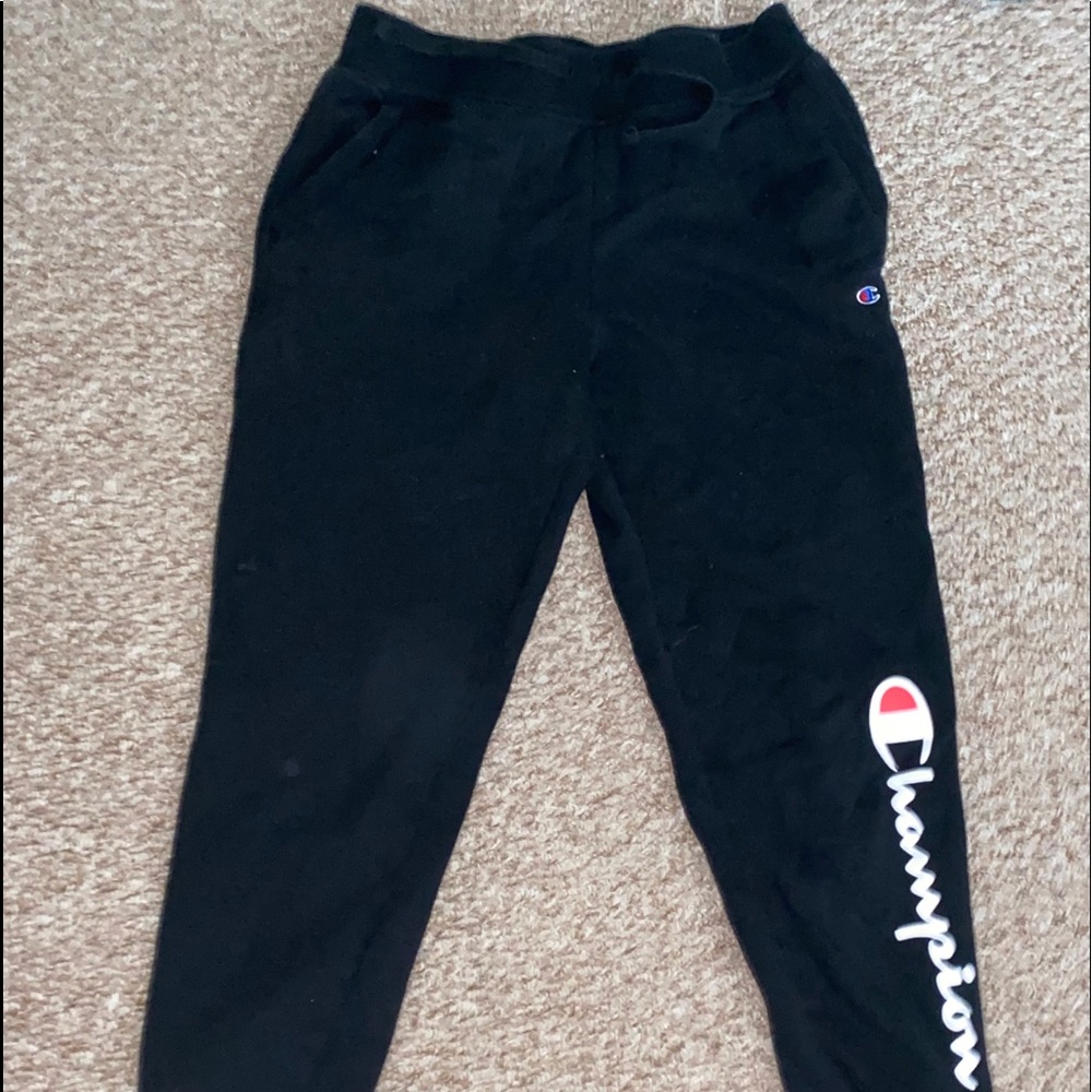 Black Champion Sweatpants